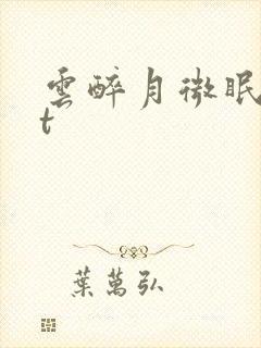 云醉月微眠txt