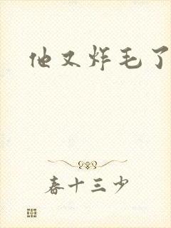 他又炸毛了