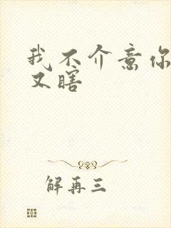 我不介意你又丑又瞎封面