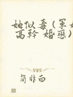 她似毒 (军婚 高干 婚恋)完结