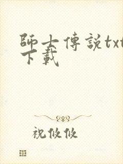 师士传说txt下载封面