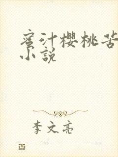 蜜汁樱桃苦咖啡小说