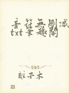 音符无删减全文txt笔趣阁封面