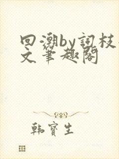 回潮by词枝全文笔趣阁封面