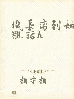 机长脔到她哭h粗话h