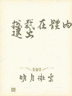 总裁在体内不肯退出封面
