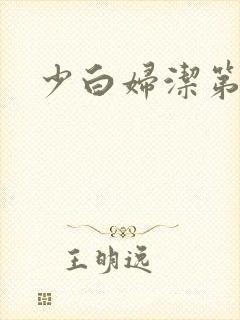 少白妇洁第二部