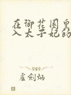 在御花园皇上进入太子妃的小说