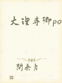 大理寺卿po
