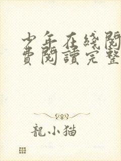 少年在线阅读免费阅读完整版封面