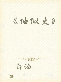《他似火》封面