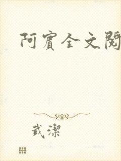 阿宾全文阅读