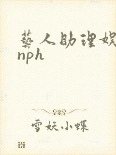 艺人助理娱乐圈nph封面