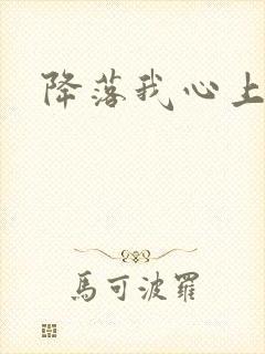 降落我心上