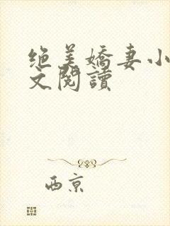 绝美娇妻小说全文阅读
