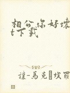 相公你好坏txt下载
