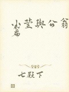 小莹与公翁第八篇封面