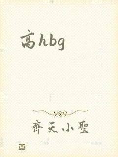 高hbg封面