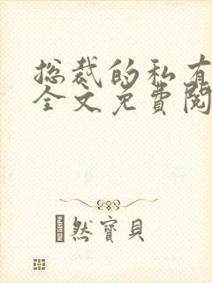 总裁的私有宝贝全文免费阅读