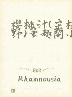 樱桃汁(宋枝江野)笔趣阁小说渡欲封面