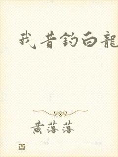 我昔钓白龙封面