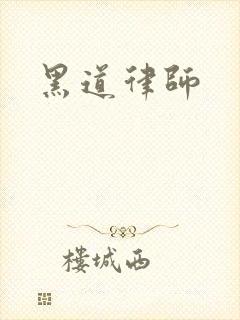 黑道律师封面