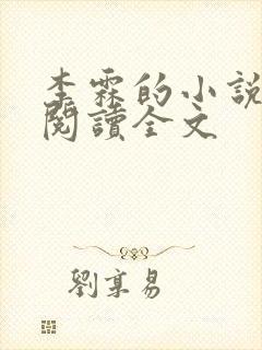 李霖的小说免费阅读全文封面