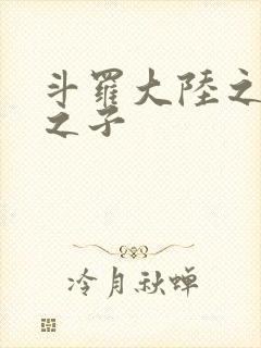 斗罗大陆之七怪之子封面
