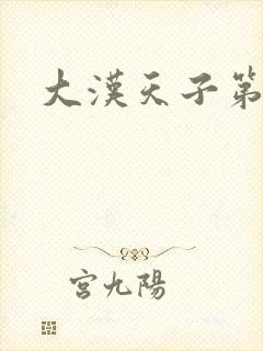 大汉天子第一部封面