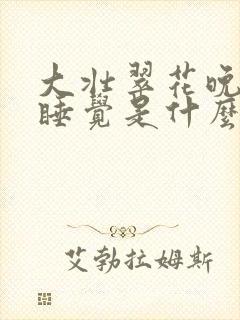 大壮翠花晚上不睡觉是什么电视剧