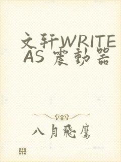 文轩WRITE AS 震动器