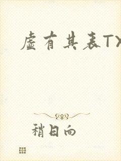 虚有其表TXT封面
