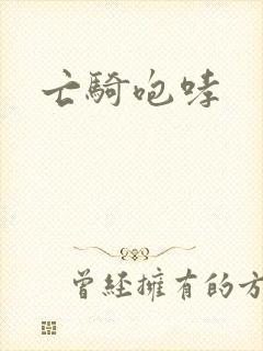亡骑咆哮封面