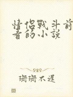 情侣战斗前适合看的小说封面
