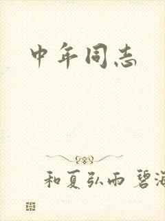 中年同志封面