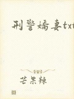 刑警娇妻txt