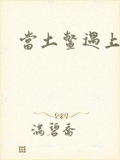 当土鳖遇上海龟