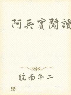 阿兵宾阅读目录封面