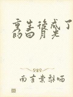 重生后成了皇帝的白月光