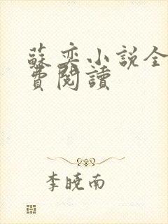 苏奕小说全文免费阅读封面