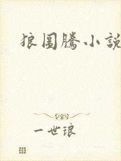 狼图腾小说