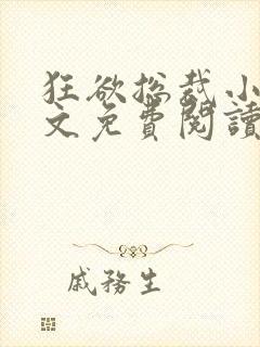 狂欲总裁小说全文免费阅读