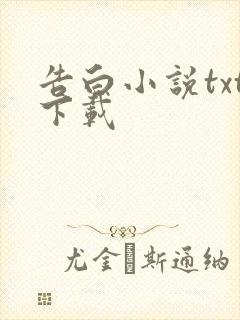告白小说txt下载封面