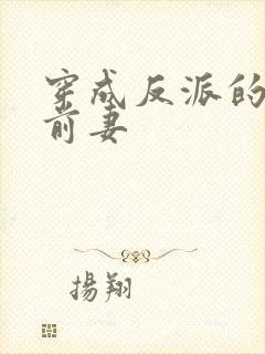 穿成反派的炮灰前妻