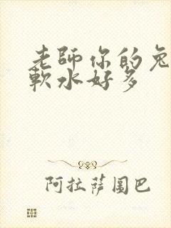 老师你的兔子好软水好多