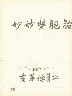 妙妙双胞胎封面