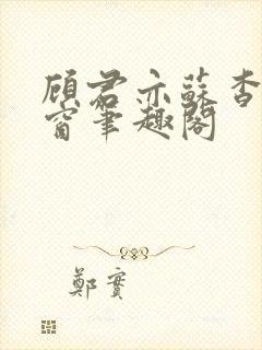 顾君亦苏杳无弹窗笔趣阁封面
