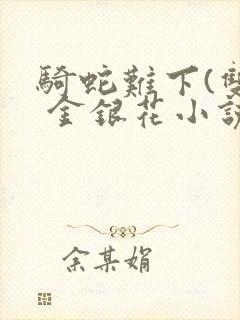 骑蛇难下(双) 金银花小说封面