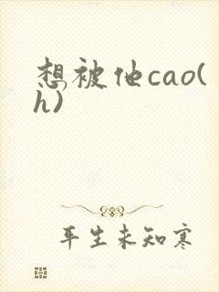 想被他cao(h)