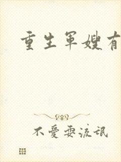 重生军嫂有空间